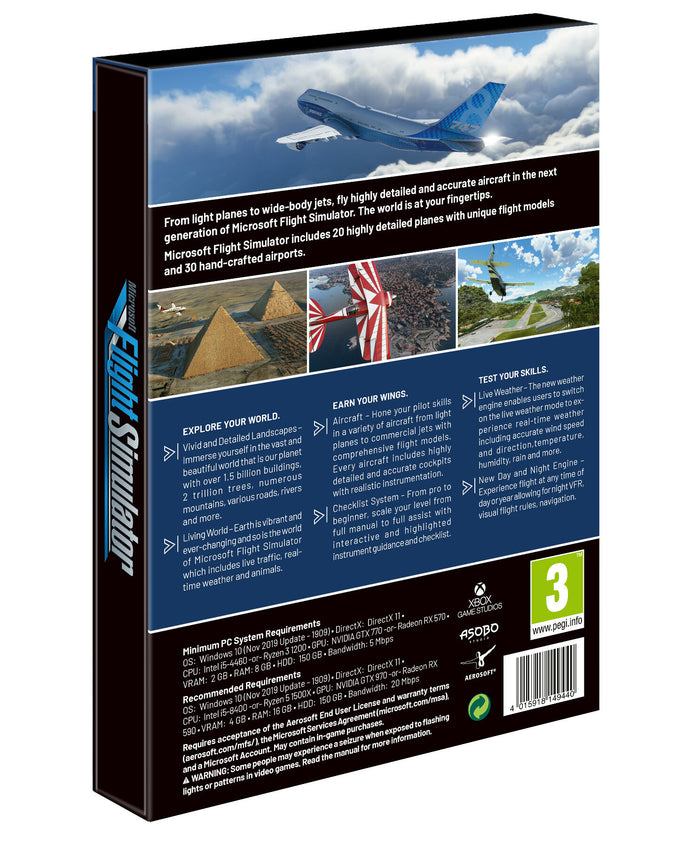 Microsoft Flight Simulator 2020 (Standard) Multilingual PC