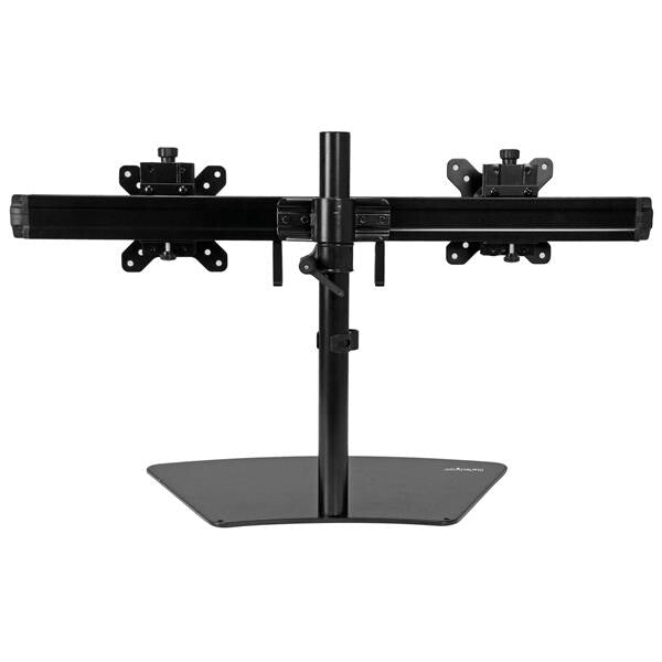 StarTech.com Dual-Monitor Stand - Horizontal - Black