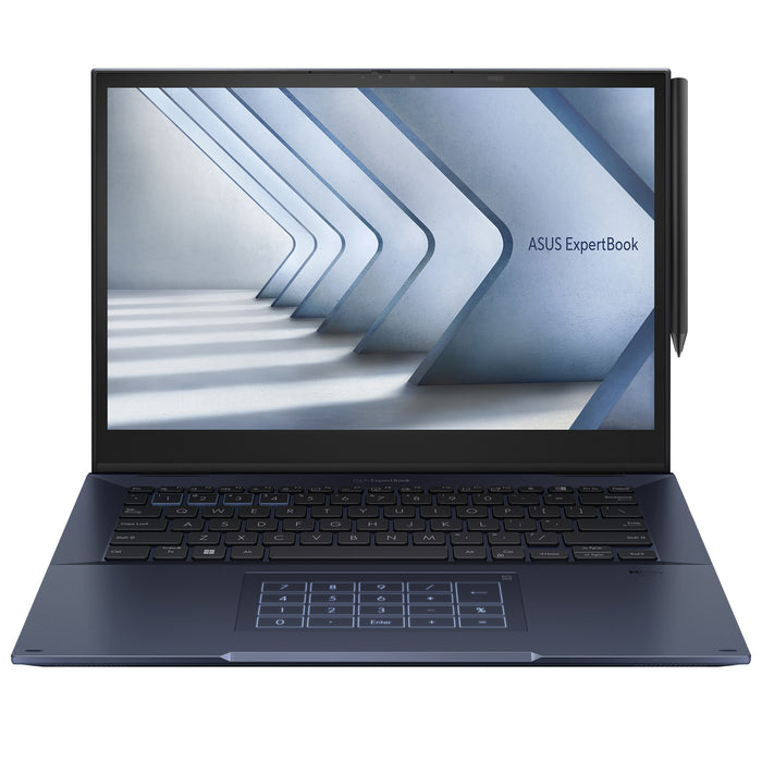 ASUS ExpertBook B7402FEA-LA0150R Hybrid (2-in-1) 35.6 cm (14) Touchscreen WUXGA Intel® Core™ i7 i7-1195G7 16 GB DDR4-SDRAM 512 GB SSD Wi-Fi 6 (802.11ax) Windows 10 Pro Black