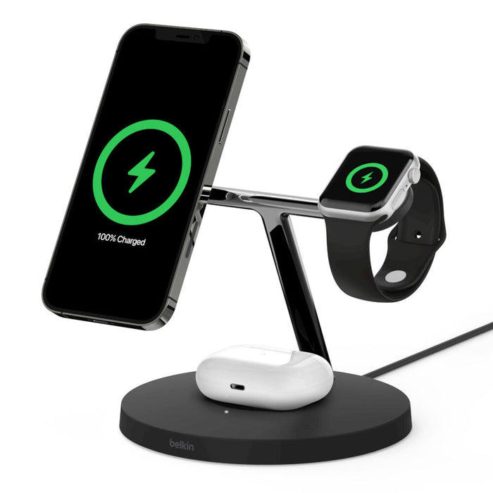 Belkin BOOST↑CHARGE PRO Headset, Smartphone, Smartwatch Black Wireless charging Indoor