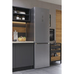 Hotpoint H9X 94T SX fridge-freezer Freestanding 367 L C Graphite