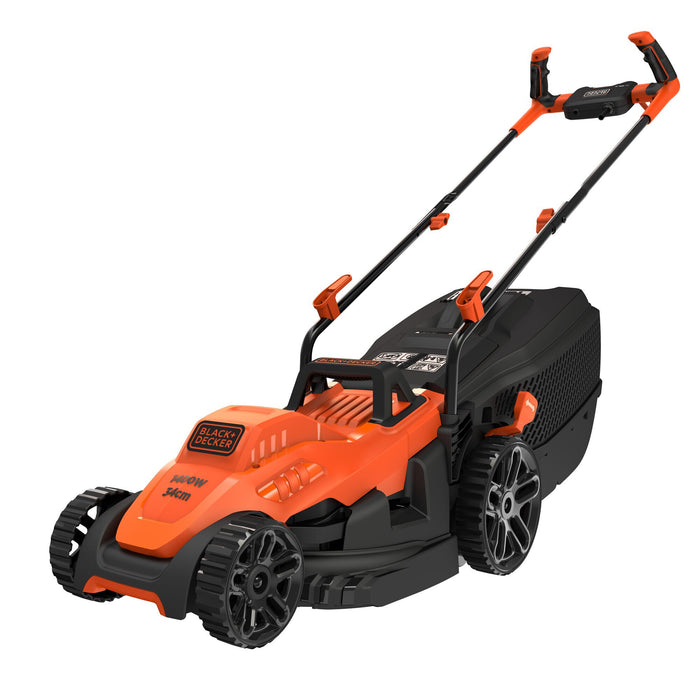 Black & Decker BEMW461BH-GB lawn mower Push lawn mower AC Black, Orange