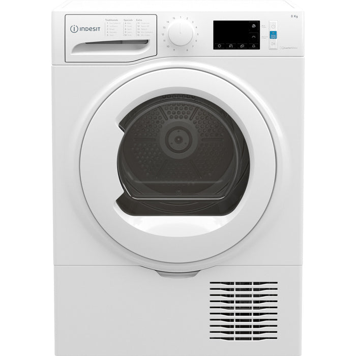 Indesit I3 D81W UK tumble dryer Freestanding Front-load 8 kg B White