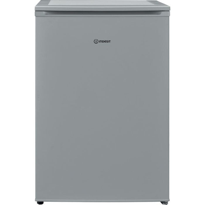Indesit I55VM 1110 S UK 1 combi-fridge Freestanding 122 L F Silver, White